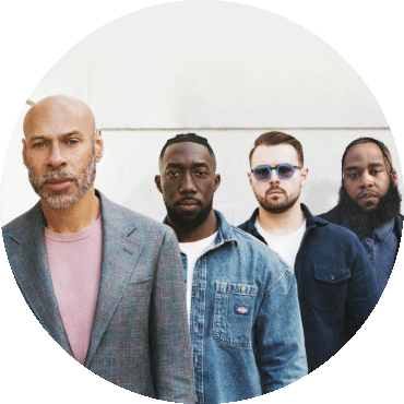 Joshua Redman Quartet poses together
