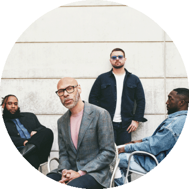 Joshua Redman Quartet poses together