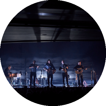 Le Vent Du Nord performs on stage