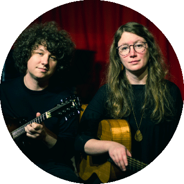 Honeysuckle poses with their instruments