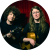 Honeysuckle poses with their instruments