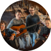 Pine Tree Flyers pose with instruments