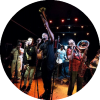 Rebirth Brass Band performs on stage